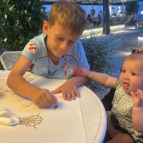 Anna maria, Familia en Sarrià de Dalt