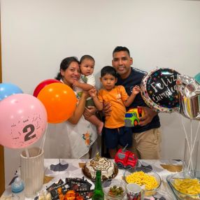 Elvira, Familia en Getafe