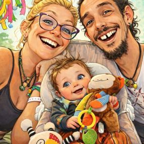 Giulia, Familia en Agaete