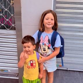 Евгения, Family in Zaragoza
