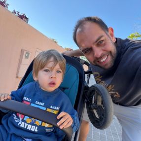 Miguel, Familia en Alella