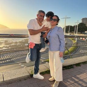 Juan Carlos, Familia en Vigo