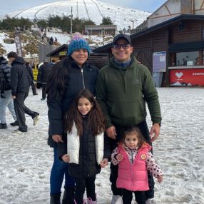 Humberlyn, Familia en Madrid