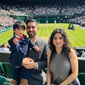 Ankush, Family in Leeds