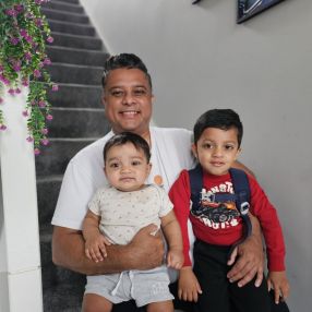 Mithun, Family in Navan