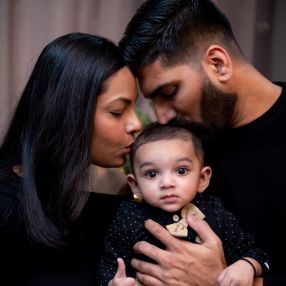 Abhishek, Family in Newbridge