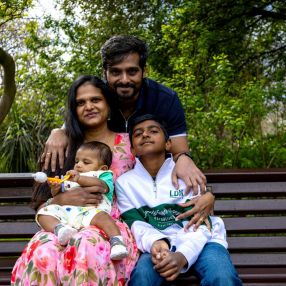 Manikandan, Family in Dublin