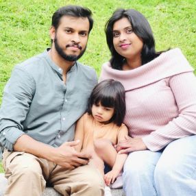 SREEJITH, Family in Shannon