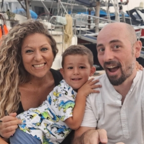 Ivan Federica e Gioele, Famiglia a Quarto