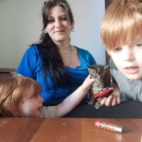 Elisabetta, Famiglia a Gazzada Schianno