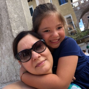 Silvia, Famiglia a Cavaion Veronese