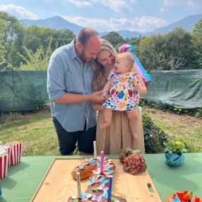 Benedetta, Family in San Mauro torinese
