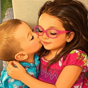 Michela, Famiglia a Brandizzo