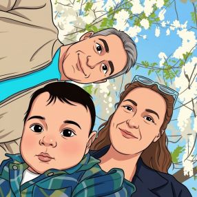 Riccardo, Family in Oristano