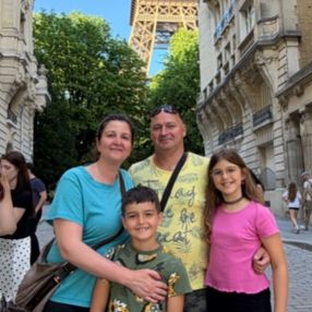 Simona, Family in Piacenza