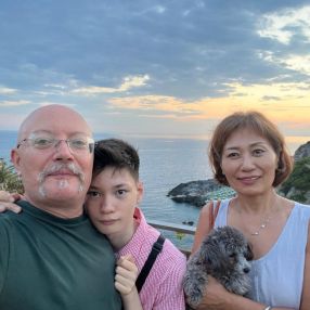 Gabriele, Family in Pantigliate