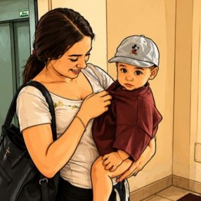 Sarah, Famiglia a Aversa