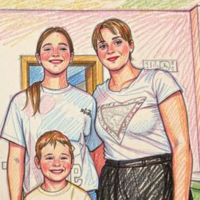 Angela, Famiglia a Ponte Buggianese