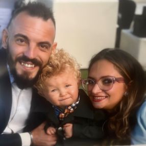 Giulia Pia, Family in Margherita di Savoia