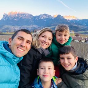Andrea, Famiglia a Abano Terme