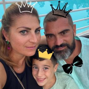 Valentina, Famiglia a Caravaggio