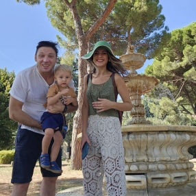 Silvia, Famiglia a Benevento