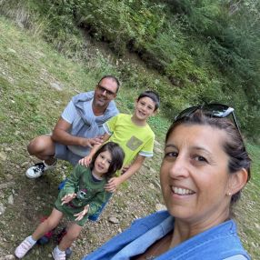 Cinzia, Famiglia a Cervignano del Friuli