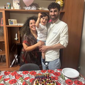 Faiza, Family in Sirmione