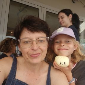 Olena, Family in Moncalieri