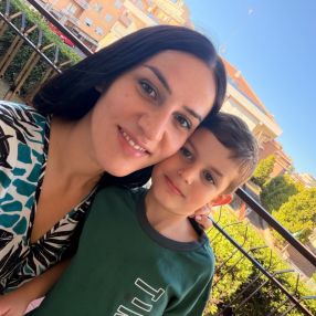 Natia, Family in Viterbo