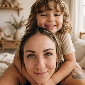 Simona, Famiglia a Cavenago di Brianza