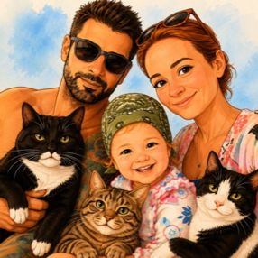 Debora, Famiglia a Como