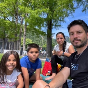 Guadalupe, Famiglia a Lomazzo
