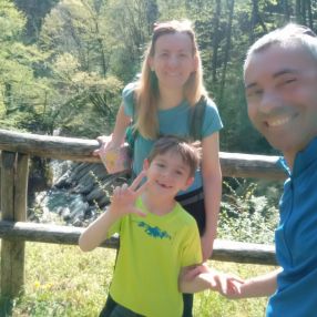 Davide, Famiglia a Lurate Caccivio