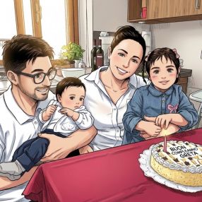 Greta, Family in Grottaferrata