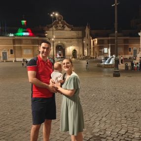 Giambattista, Famiglia a Roma
