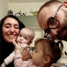 Sara, Family in San Giuliano Milanese