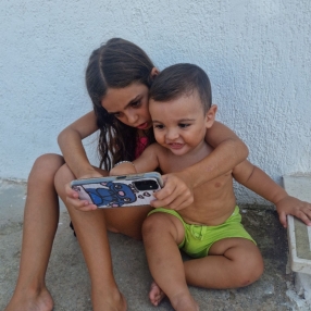 Claudia, Famiglia a Portici