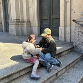 Yuliia, Family in Saronno