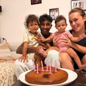 Martina, Famiglia a Cervignano D'adda