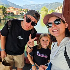 Nicole, Famiglia a Pergine Valsugana