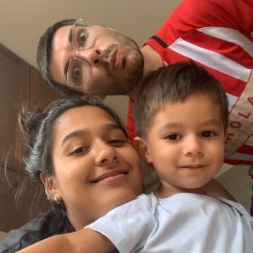 Cristina Lizbeth, Family in Cassano Magnago