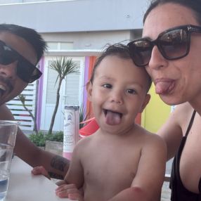 Melania, Family in Seveso