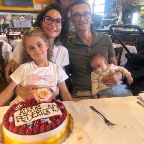 Federica, Famiglia a Oleggio