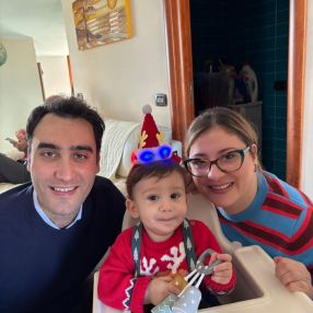 Modestina, Famiglia a Firenze