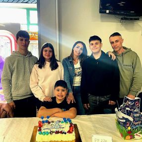Cinzia, Family in Settimo Torinese