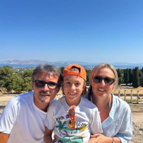 Cristina, Family in Como
