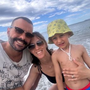 Stephanie, Famiglia a Rivalta di Torino