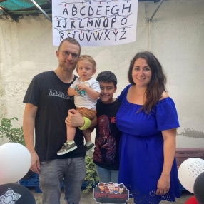 Andrea, Family in Caponago