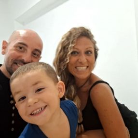 Federica Ivan e Gioele, Famiglia a Quarto